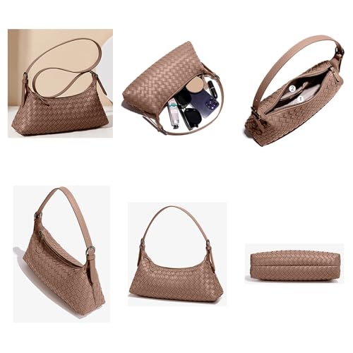 Image of Handbags Shoulder Bags for Women Small Bags Women's Woven Tote Bag Crossbody Handbag Travel Hand Bag Purse Hobo