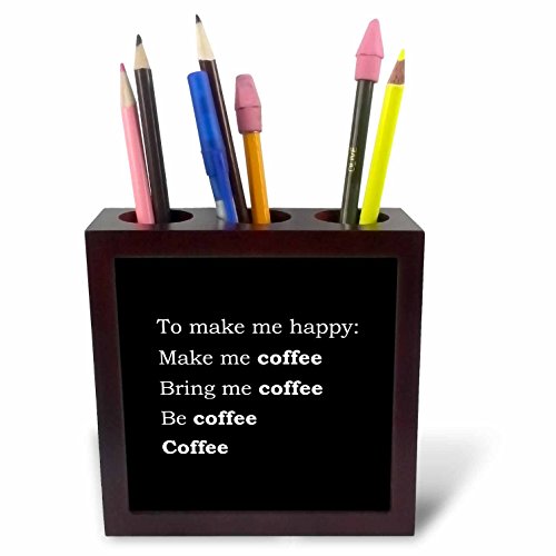 Carrelage porte-stylo 12,7 cm avec 3 compartiments de rangement - 2