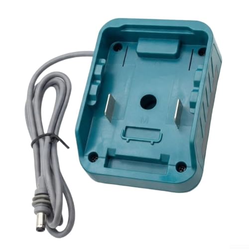 Septoolshop Adaptateur de batterie au lithium 18 V avec USB-A et USB-C, alimentation CC à charge rapide 18 W pour outils BL1830 BL1840 BL1850 BL1860