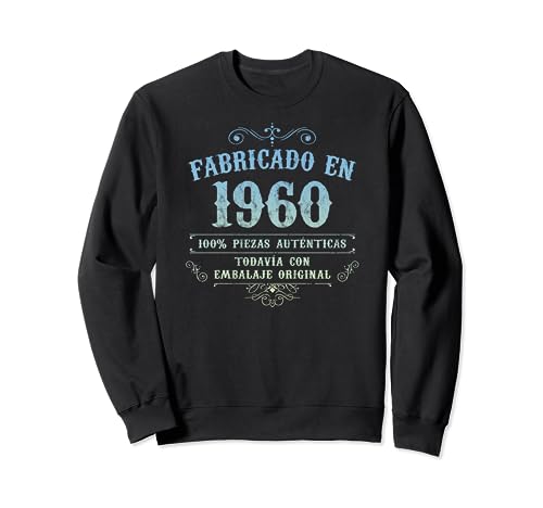 Fabricado En 1960 Vintage Original Cumpleaños Sudadera