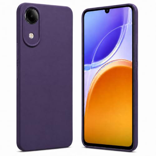 Image of FIRST MART Matte Silicone Back Cover for Vivo T5e - Purple