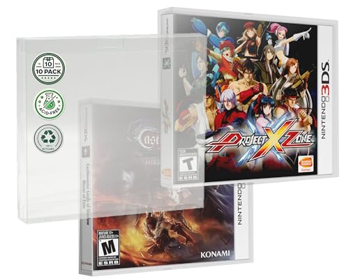 MALKO 10 PACK Video Game Protector Compatible with Nintendo 3DS Game Case