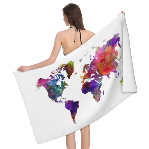 Serviette de bain ultra douce et séchage rapide en microfibre