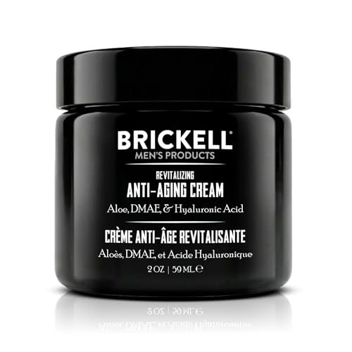 Brickell Men's Revitalizing Anti-Aging Cream For Men, Natural and Organic Anti Wrinkle Night Face...