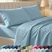 California Design Den 400 Thread Count 100% Cotton Sheet Set, Blue Queen Sheets 4 Piece Set, Long-Staple Combed Pure Natural Cotton Bed Sheets for Bed, Soft & Silky Sateen Weave