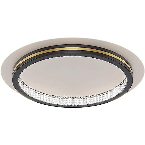 Luz de techo LED moderna negra de diseño minimalista con tres temperaturas de color para pasillos
