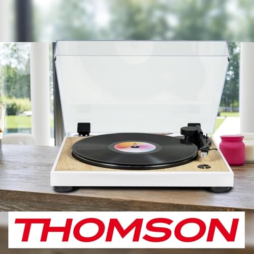 Tourne Disque vinyle Thomson TT301 BOIS 3345 trs Lectureretour du bras auto. Jeu Lumière OVNI couleurs LED - vue 5