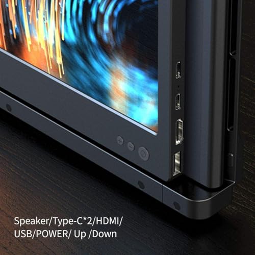 Teamgee Portable Monitor for Laptop, 12” Full HD IPS Display, Dual Triple Monitor Screen Extender, HDMI/USB-A/Type-C Plug and Play for Windows, Chrome & Mac, Work with 13”-16” Laptops by Teamgee - Image 5