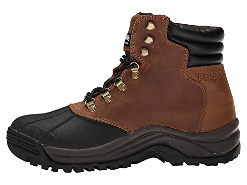 Image of Propet Mens Blizzard Mid Round Toe Snow Casual Boots Ankle - Black