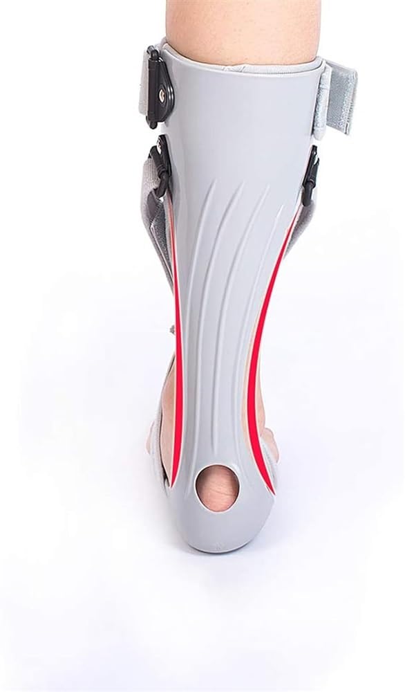 Foot Drop Brace Ankle Foot Orthosis, Drop Foot Support Splint, Ankle Foot Orthosis Support for Foot Drop Plantar Fasciitis & Achilles Tendonitis Hemiplegia Tendon and Calf Stretching(Right,Middle)
