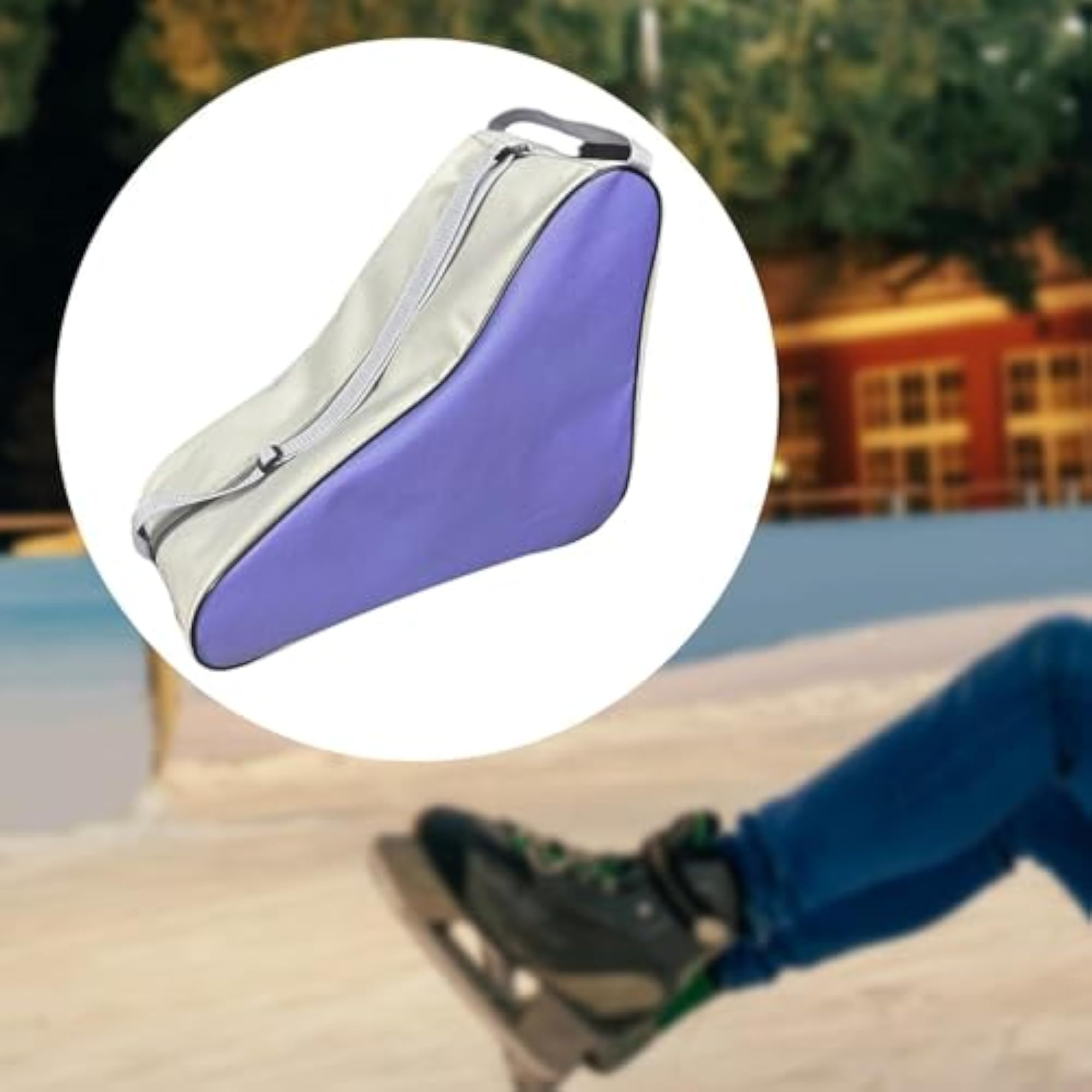 Lightweight Ski Boot Bag Protector, Purple for Snowboarding
