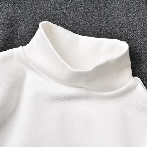 KISBINI Turtleneck Tshirt Cotton Long Sleeve Shirt Unisex Boys Girls Tees Tops4
