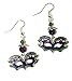 New Orleans Mardi Gras Mask Dangle 1.75" Earrings Jewelry