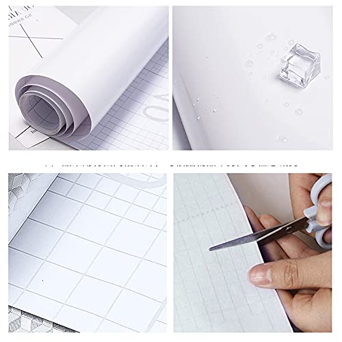 Papier peint blanc brillant imperméable et papier contact de cuisine