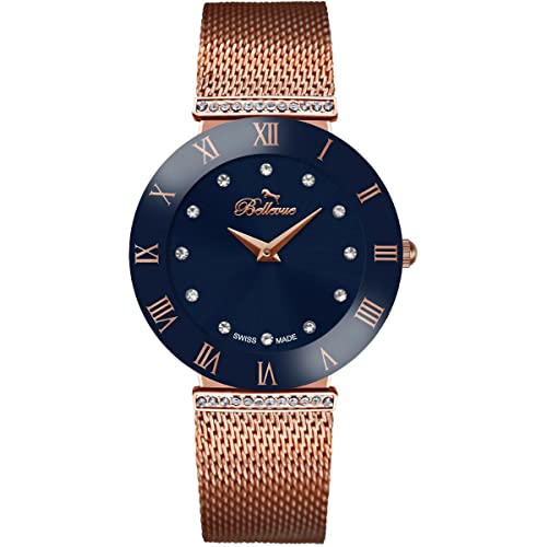 Bellevue Montre Femme F.107 accessoire élégant pour vos tenues de bureau