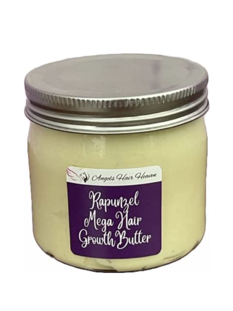 6 OZ RAPUNZEL MEGA HAIR GROWTH BUTTER SHEA MSM HORSETAIL NETTLE CASTOR ROSEHIP SEED NEEM FENUGREEK Hair Growth for Women and Men, hairloss