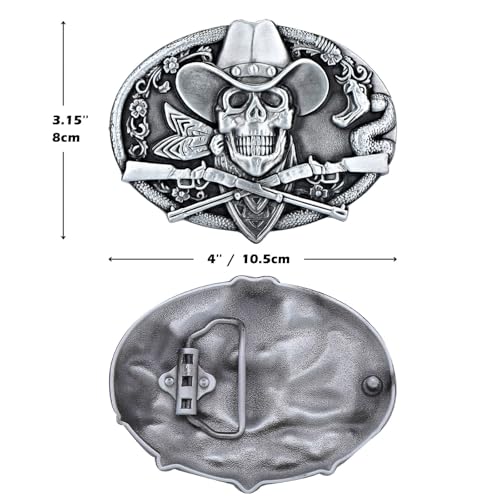 Image of Western Cowboy Vintage Rodeo Cross Prayer Horse Belt Buckle Men
