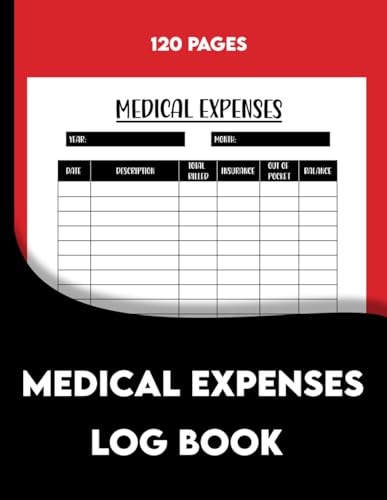 Medical Expense Log: A Tracker for Keeping Track of Your Medical Spending, Bills, and Payment All in One Place | Health Expense Organizer: Media, Tylissa A.: Amazon.com