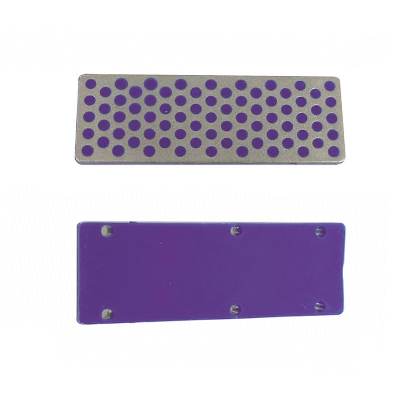 TopHomer Knife Sharpener 320 grit, Whetstone Sharpening Stone with Non-Slip Silicone Base for Kitchen, Hunting, and Pocket or Fruit Knives