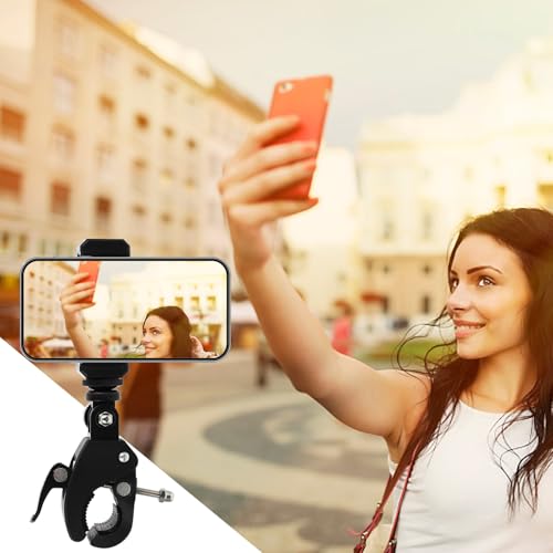 Abrazaderas estables PRETYZOOM para micro y móvil en ciclismo, soporte resistente, pack de 2 5