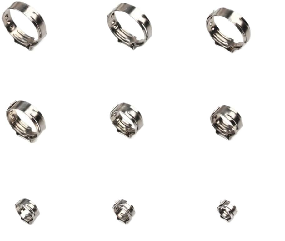 Zacisk węża, Zaciski do rur, stalowe zaciski węża z pojedynczym uchem(10.8 13.3mm)