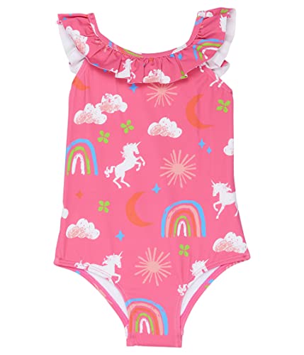 Image of Hatley Girls Ruffle Sleeve Swimsuit