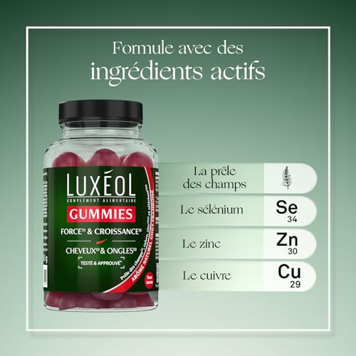LUXEOL Gummies Pousse et Chute stimule la croissance - 6