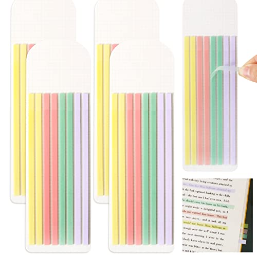 640 Stück Lange Haftstreifen zum Text Markieren 14x0.5cm Pastell Transparente Haftnotizen Selbstklebend Beschriftbare Seiten Fahnen zum Markieren Textmarker Streifen Markierung 640 Stück Lange Haftstreifen zum Text Markieren 14x0.5cm Pastell Transparente Haftnotizen Selbstklebend Beschriftbare Seiten Fahnen zum Markieren Textmarker Streifen Markierung