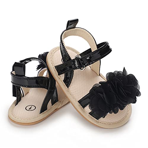 LAFEGEN Baby Sandals Girls Summer Outdoor Shoes PU Leather Soft Sole Bowknot Infant First Walker Cirb Dress Shoes3
