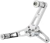 Dreamseek Motorcycle Front Heel Toe Gear Shift Lever + Shift Peg for Harley Sportster 1200 883 XL XL1200 XL883 2004-2018 Aluminum Forward-Controls Shifter Lever (Black)