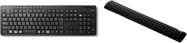 【Wrist Rest Set】 Elecom Bluetooth Compact Keyboard TK-FBM119KBK/EC Slim Membrane Antibacterial Supports Up to 3 Devices Multi-Pairing Compatible iPad/Surface/Tenkeyless Black - 3