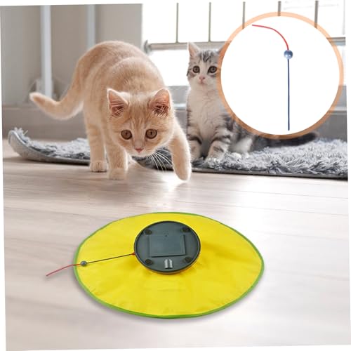 Varita de plástico para gatos de interior, 8 repuestos interactivos para ejercicio diario 7