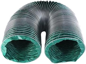 6.6FT Heavy Duty Flexible Duct Hose, Flame Retardant Ventilation & Exhaust Pipe for Kitchen, Bathroom & Workshop (Dia 165mm/6.5in), High Temperature Resistant