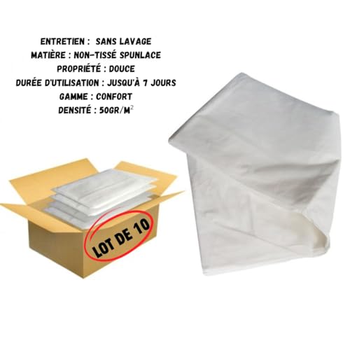 Drap plat jetable stop corvée de lessive pour location gîte
