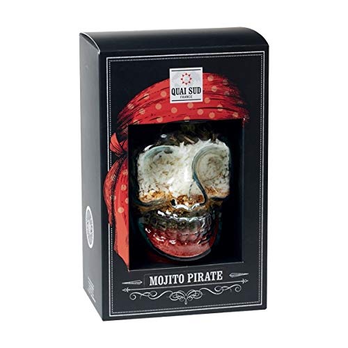 TotalCadeau Mojito beker met doodskopmotief, cocktailbeker