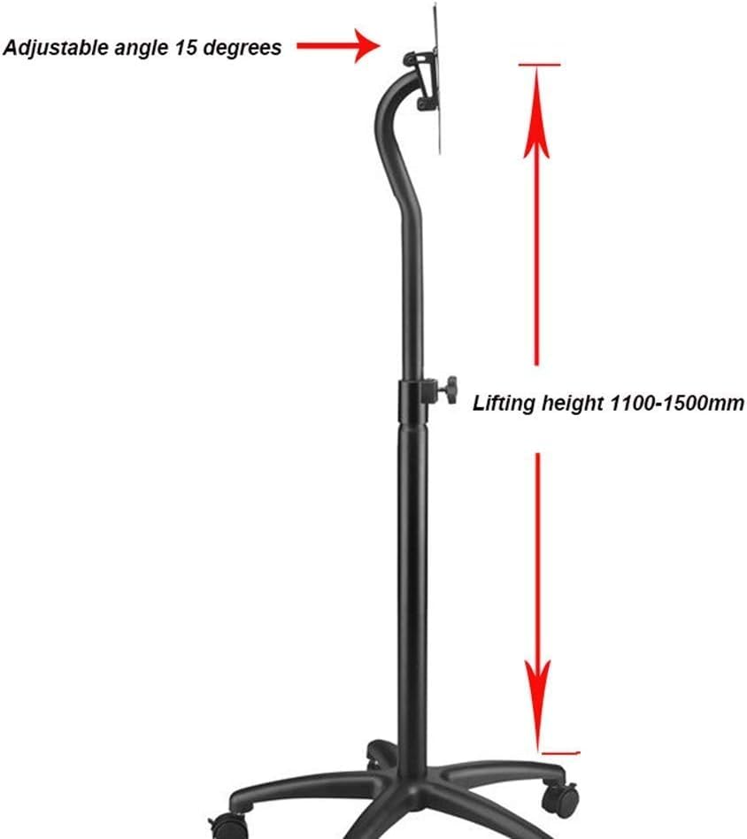 Soporte móvil para TV, soporte rodante universal para pantallas planas miniatura 3