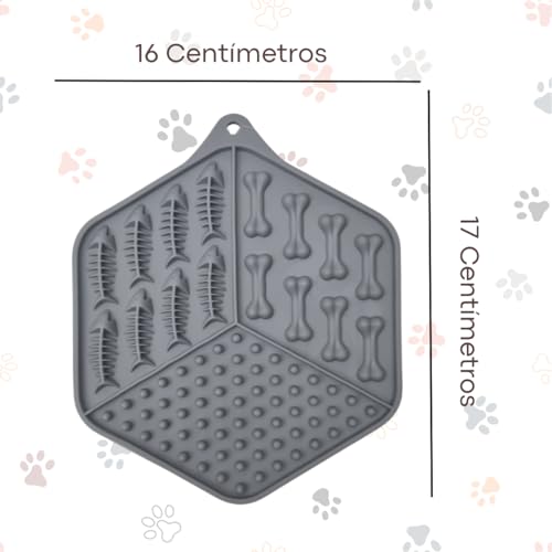 Tapete de Lamber para Cachorro e Gato, Comedouro Lento para Pet, Tapete de Silicone para PET, Auxili