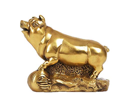 Cochon en cuivre pur Feng Shui H3TF5J harmoniser l'énergie maison