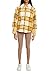 Bandier SJ-SJB10043-The Aspen Sherpa Jacket-Amber Plaid-M