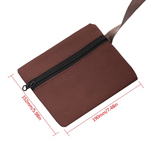 Tomshin Sacola de malha para unissex Bolsa de praia de malha grande com zíper com 1 bolso interno de