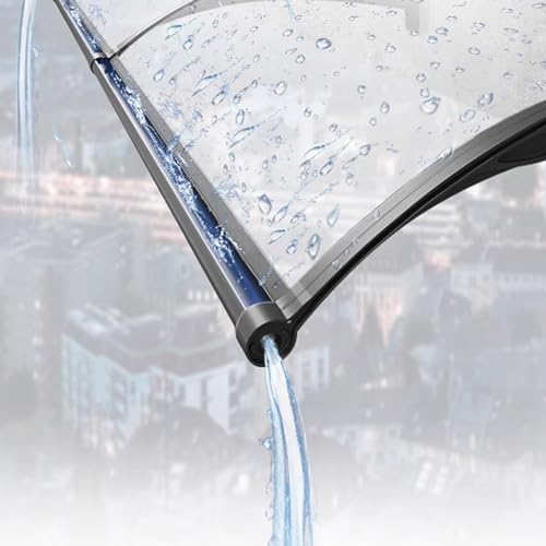 Couverture en polycarbonate transparent pour protéger la porte extérieure - 7