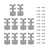 Metall Kantenschutz - 10 Stück Möbelschutz Zubehör,Möbel Kantenschutz - für Mieter Vermieter Büroräume Wohnungen Wohnzimmer Schlafzimmer Tische Türöffnungen Flure