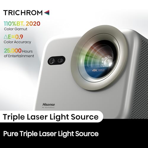 Hisense M2 Pro, Triple Laser Smart Portable Lifestyle Projector, 4K UHD, 65” – 200”, 1,300 Lumens, Dolby Vision,Optical Zoom, Intelligent Screen Adjustments, Vidaa OS, Netflix Included - image 5