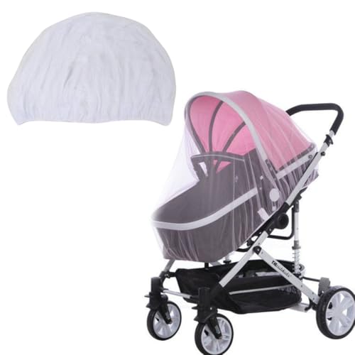 Mosquitera Carrito Bebe Universal,1 Pieza,Respirable Red Antimosquitos Bebe,Universal, Fácil Visibilidad, Protección Insectos,para Capazo,Silla de Paseo,Cuna de Viaje