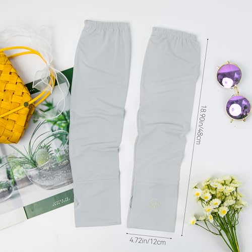 Sun Protection Sleeves for Women UV Arm Covers Garden Sleeves Cooling Compression Sleeve Gardening Gifts for Women2