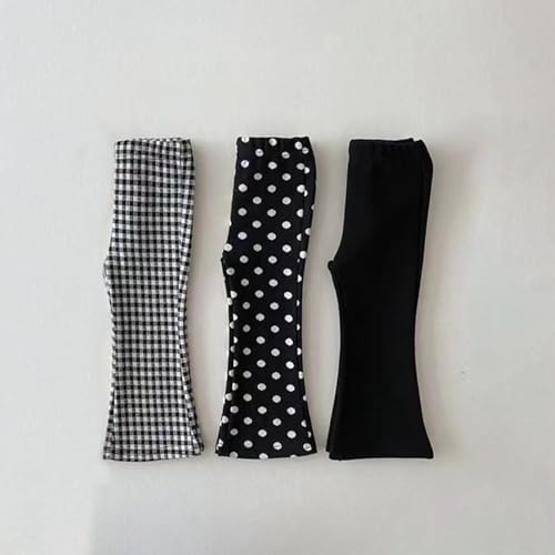 Baby Girls Flare Leggings Kids High Waist Bell Bottom Pants Casual Elastic Waist Long Pants Skinny Wide Leg Trousers2