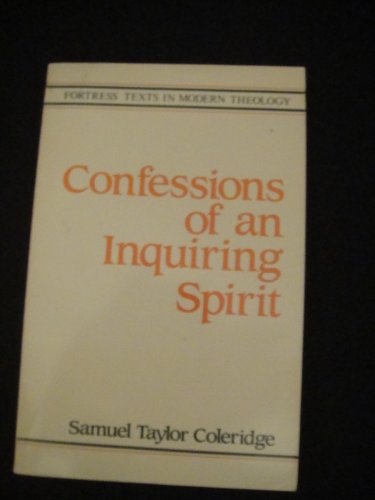 Confessions of an Inquiring Spirit (Fortress Te... 0800613082 Book Cover