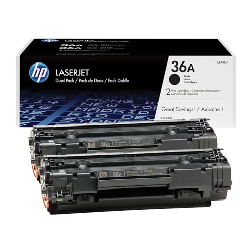 Cartouche HP 36A noire authentique CB436AD pour la précision des textes de vos contrats