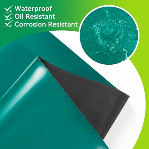 Image of 23.7 inch x 118 inch ESD Rubber Soldering Mat, Anti-Static High Temperature Resistant Grounding Mat for Desk, Circuit Board, Phone, PC, Tablet Repair