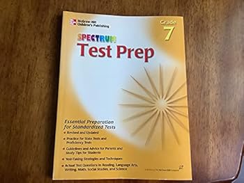 Paperback Spectrum Test Prep, Grade 7 [Taiwanese_Chinese] Book